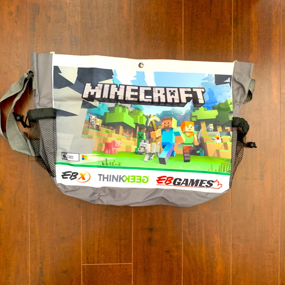 EB Games MineCraft And Funko Promo Fan Expo Exclusive Bag